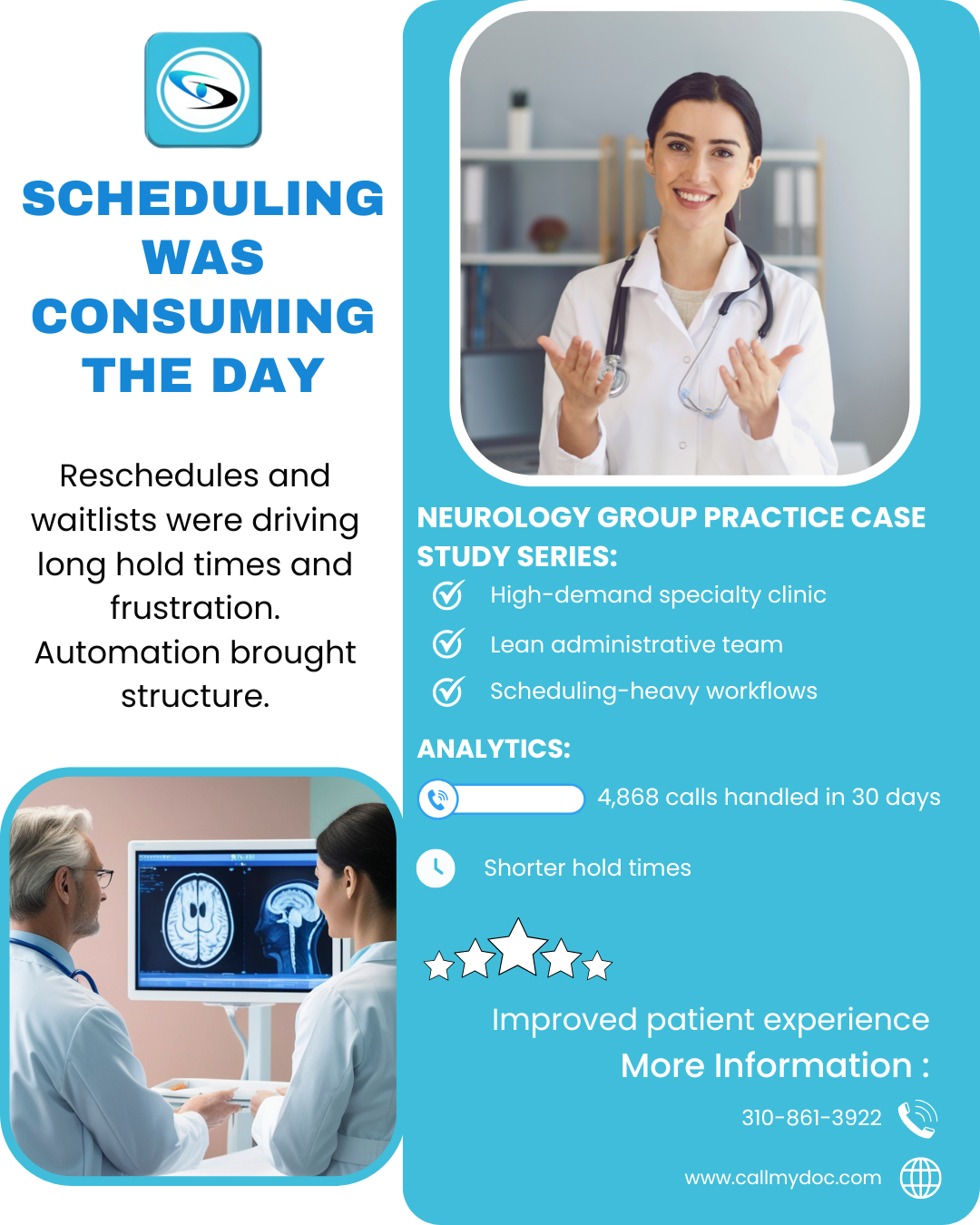 Conversational AI for healthcare — CallMyDoc patient call automation