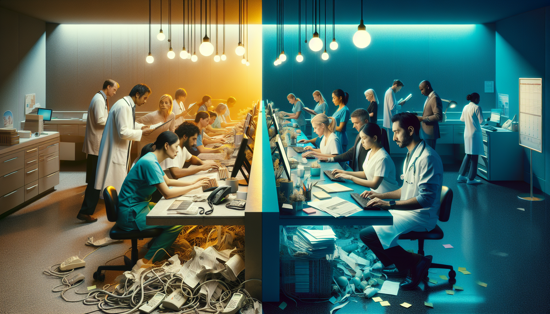 Medical practice staff burnout solutions with AI