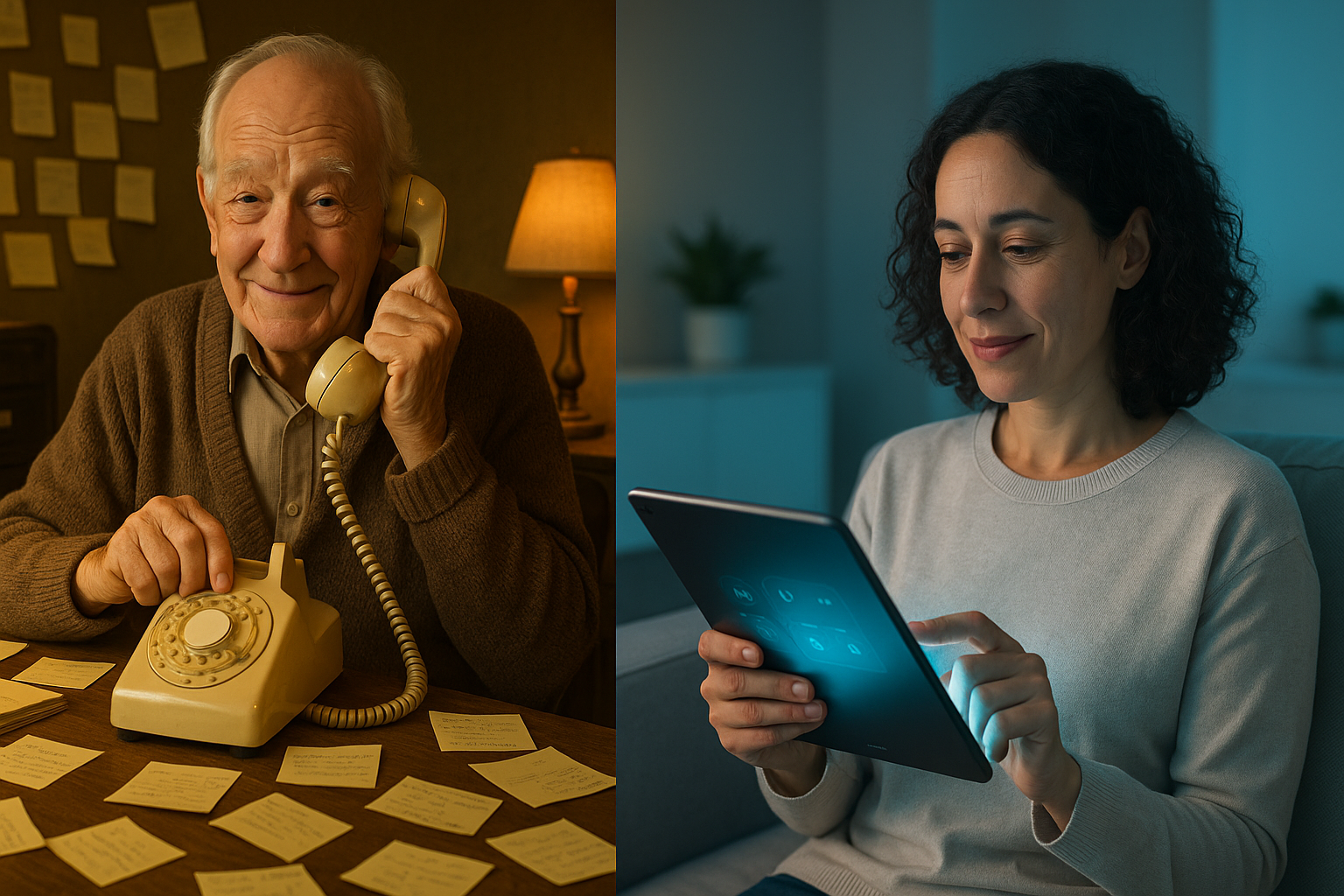 Age distribution of patient phone calls: most callers are 65 and older