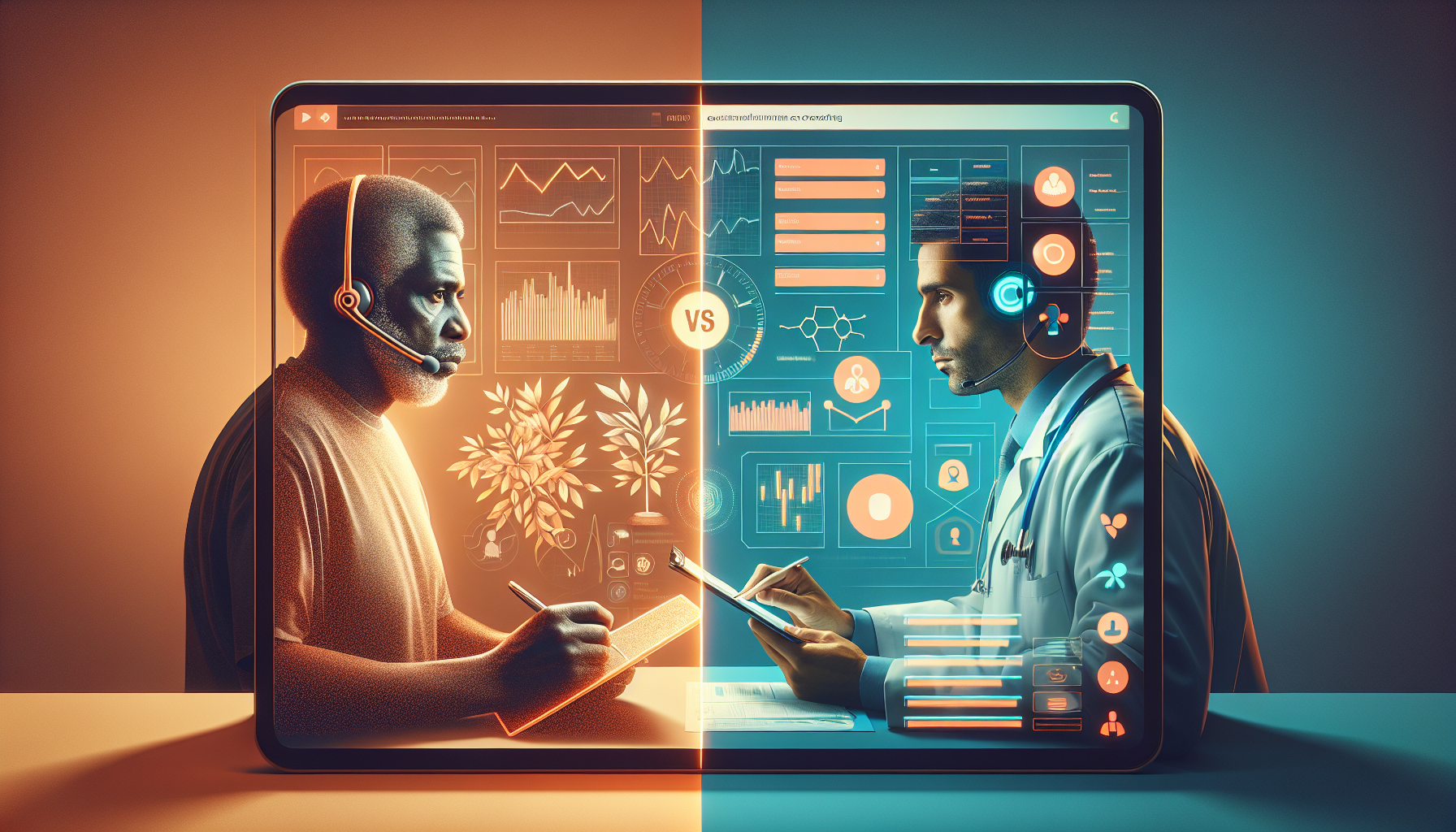 CallMyDoc AI platform vs traditional answering service comparison