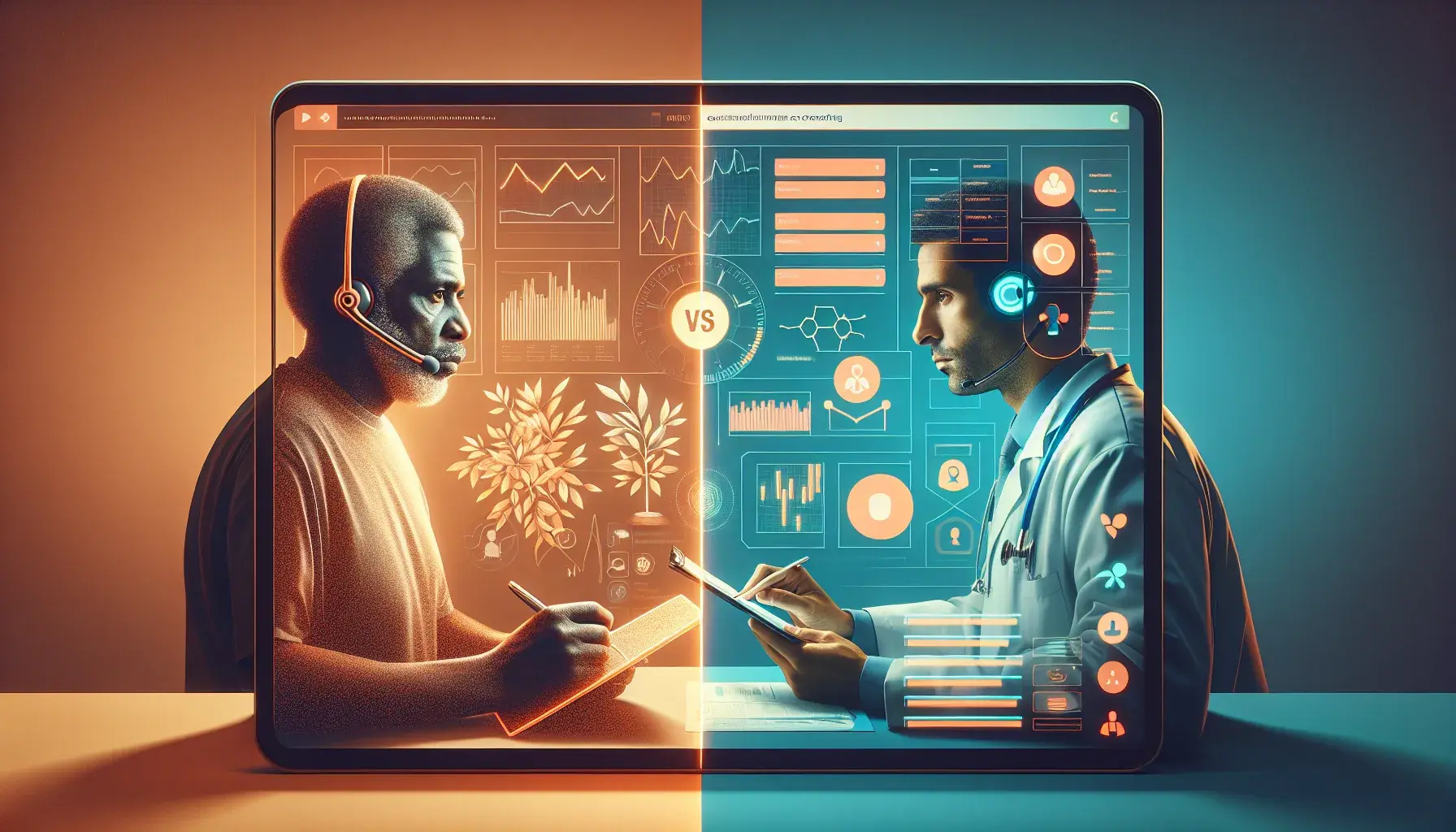 CallMyDoc AI platform vs traditional answering service comparison