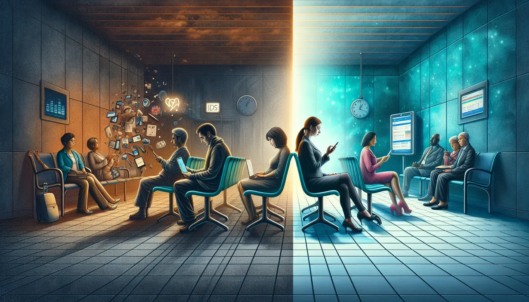 Doctor discussing appointment with patient to reduce no-shows